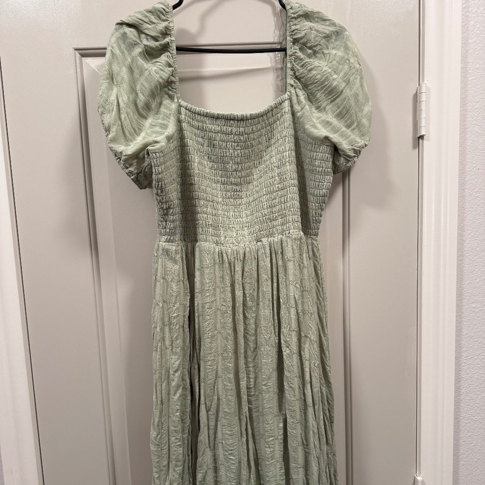 Off shoulder midi dress